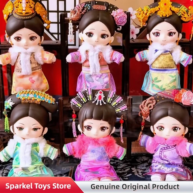 

Empresses In The Palace Winter Vinyl Plush Blind Box Figures Cute Trendy Collectible Dolls Desk Decor Ornaments Gifts For Girls