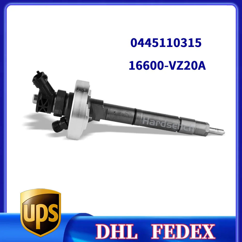 

0445110315 High Quality Diesel Common Rail Fuel Injector 16600-VZ20A for Nissan