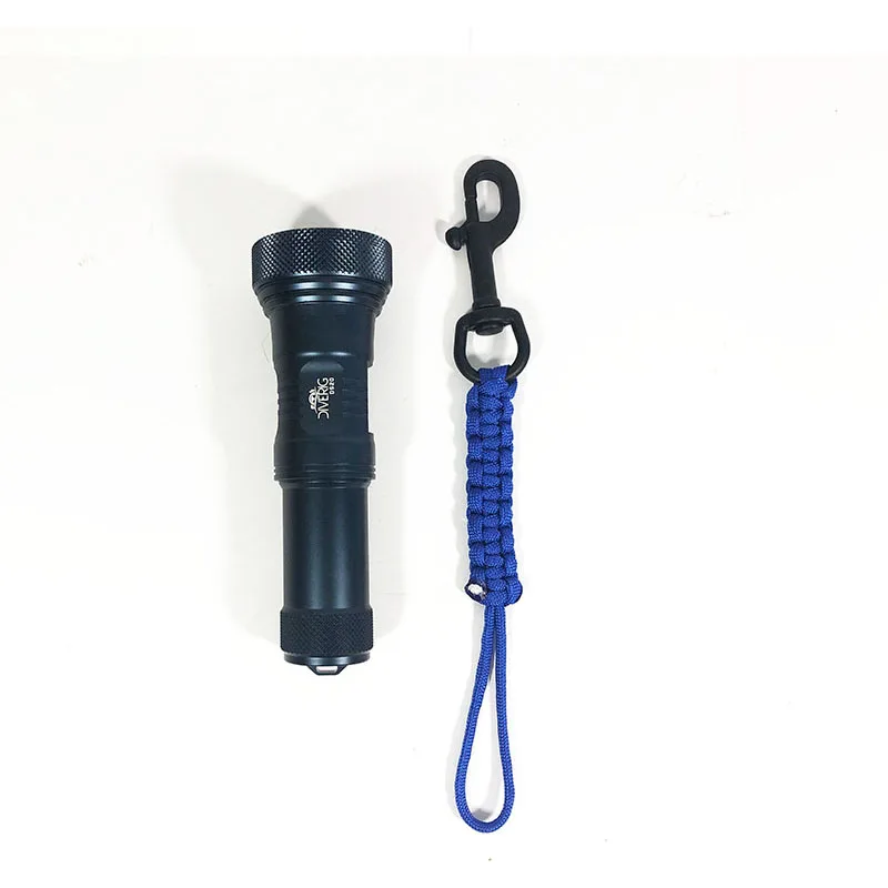 Scuba Diving Stainless Steel Ended Bolt Snap Buckle Metal Clip Hook Bcd With Rope Lanyard Outdoor Climbing Anti-lost Safety Rope