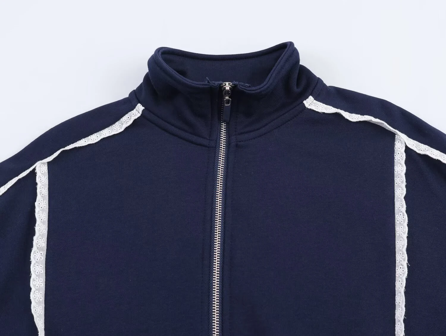 DEEABAE Produk Baru Musim Gugur Setelan Wanita Kerah Tinggi Lengan Panjang Kontras Kerah Tinggi Hoodie Longgar Celana Kaki Lebar