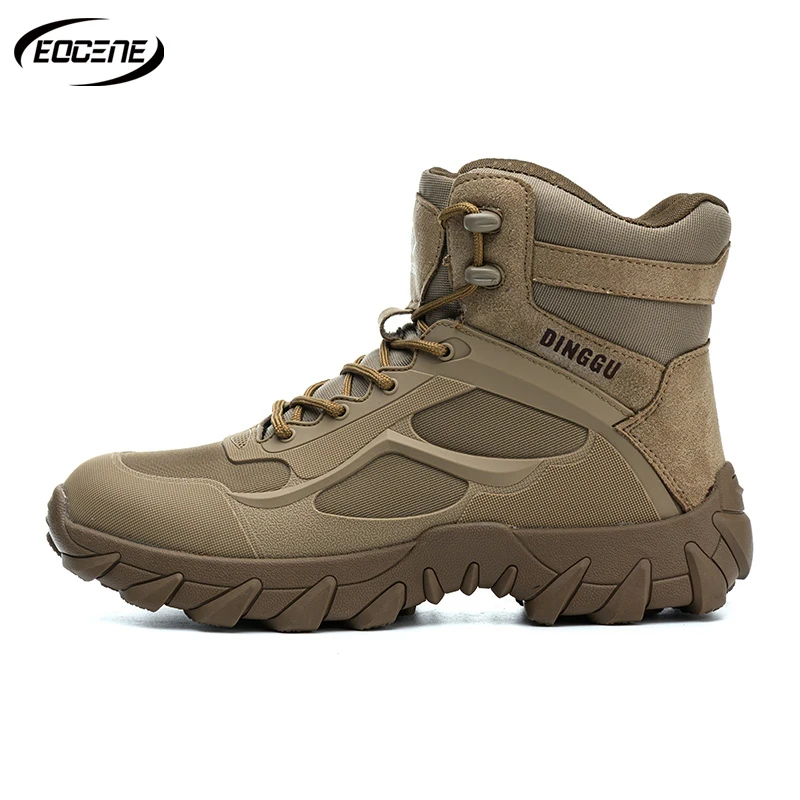 

EOCENE High-Top Outdoor Work Shoes - Anti-Slip Anti-Stab Anti-Impact Safety Shoes for Construction Site Durable & Wear-Resistant