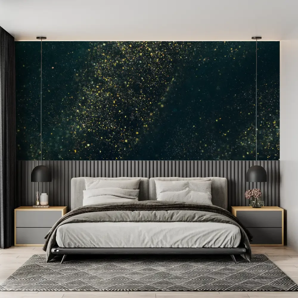 

Custom 3D Mural Dreamy Starry Sky Shining Stars Photo Wallpaper For Living Room Children's Room Mural Walls Home Decoration