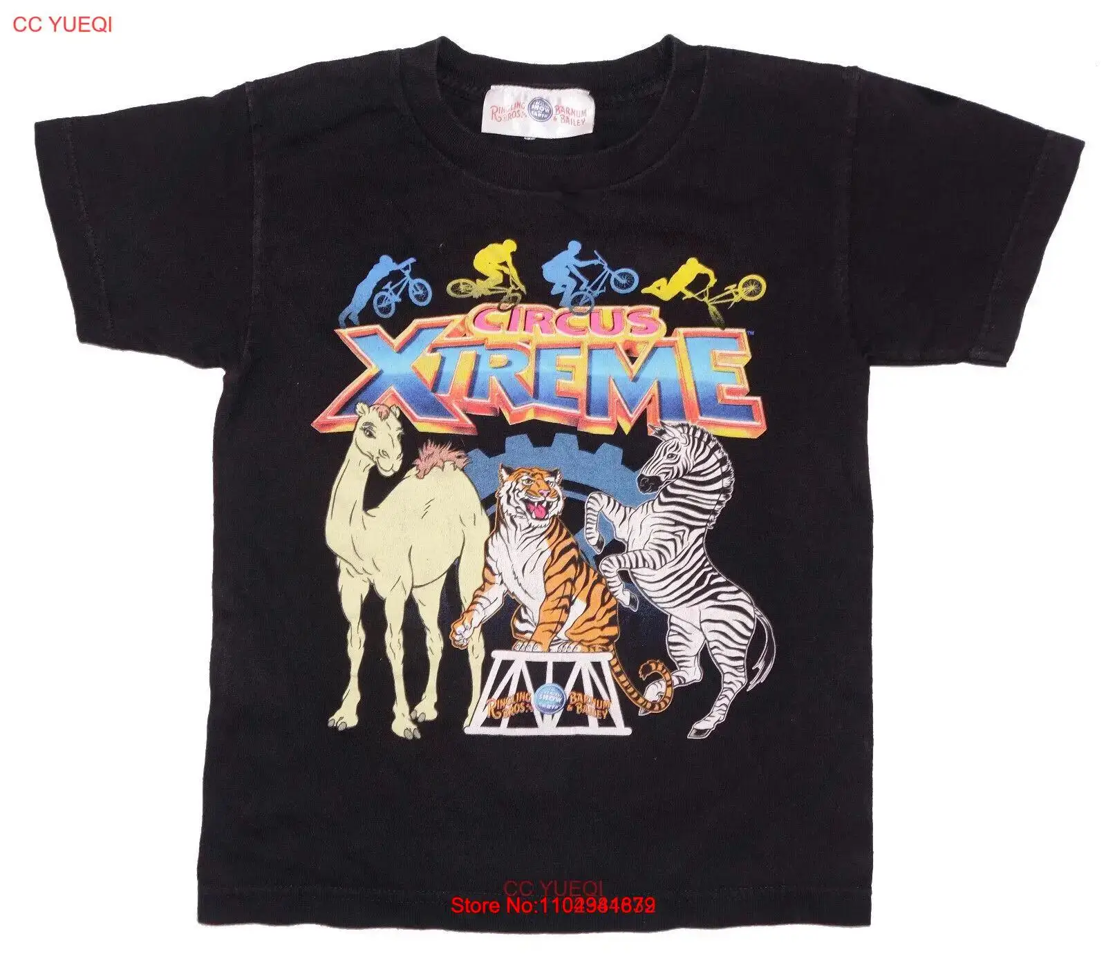 RINGLING BROS BARNUM BAILEY Circus Extreme Vintage T Shirt XS Animals BMX