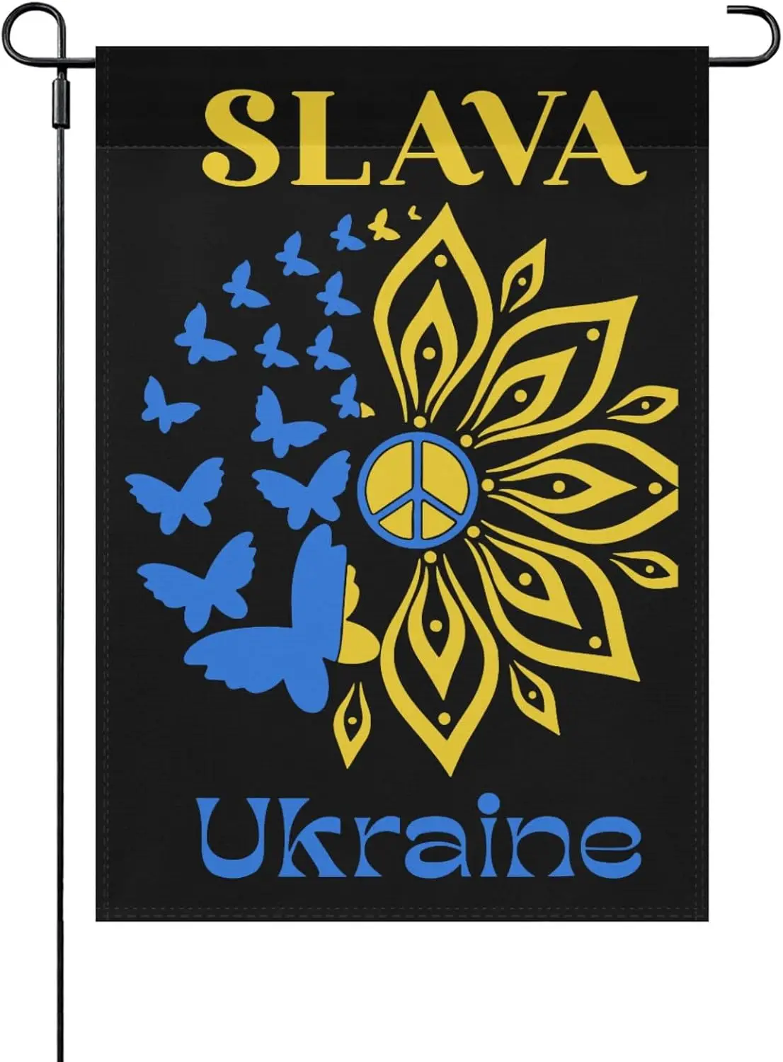 Slava Ukraini Sunflower Ukraines Sunflower Ukrainian Flag Sided Garden Flag Double Sided Unique Garden Flags Farmhouse Yard  ZZM