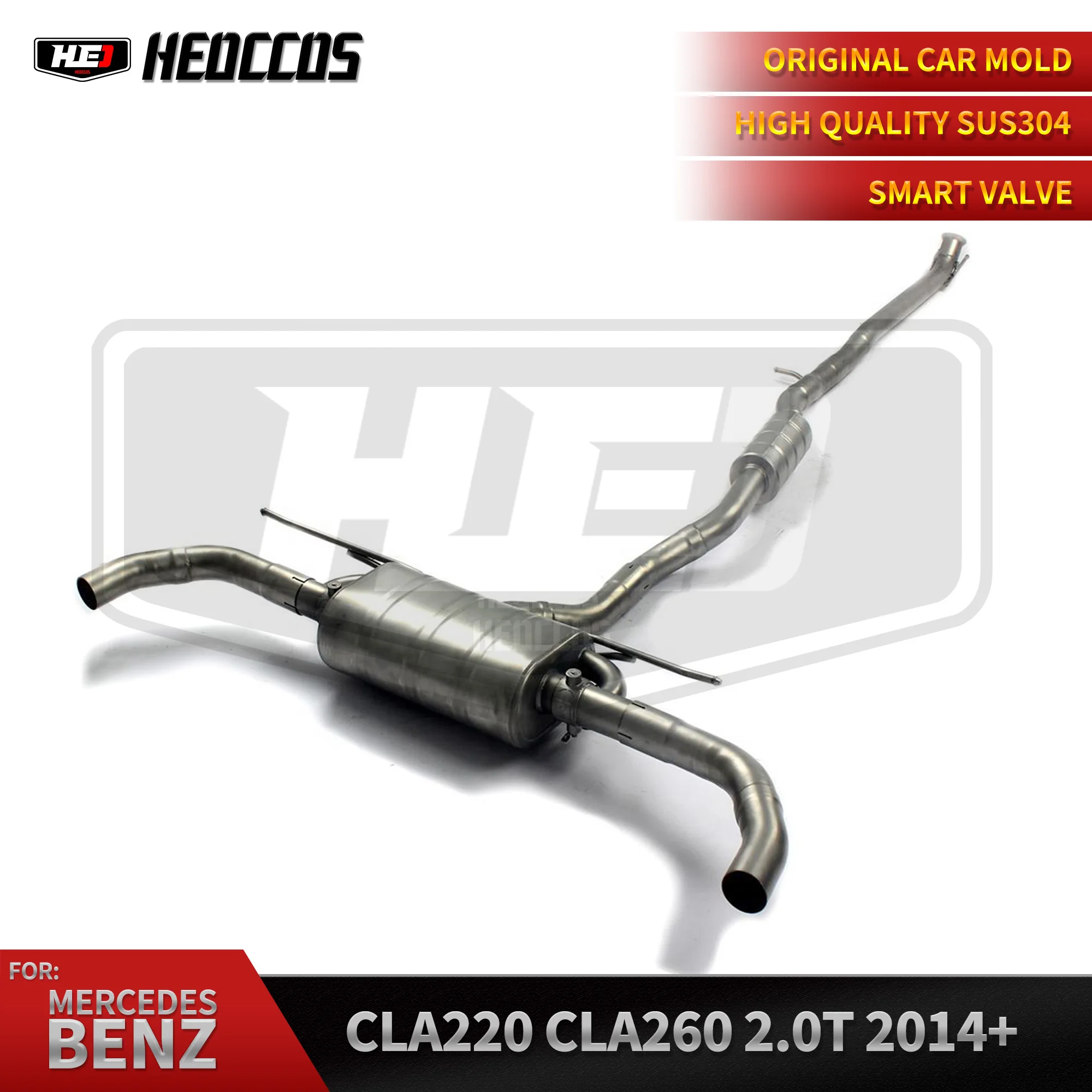 

HEO Catback Exhaust For Mercedes-Benz CLA200/CL260 2014-2016 Stainless Steel escape Exhaust Pipe Muffler Car Exhaust System