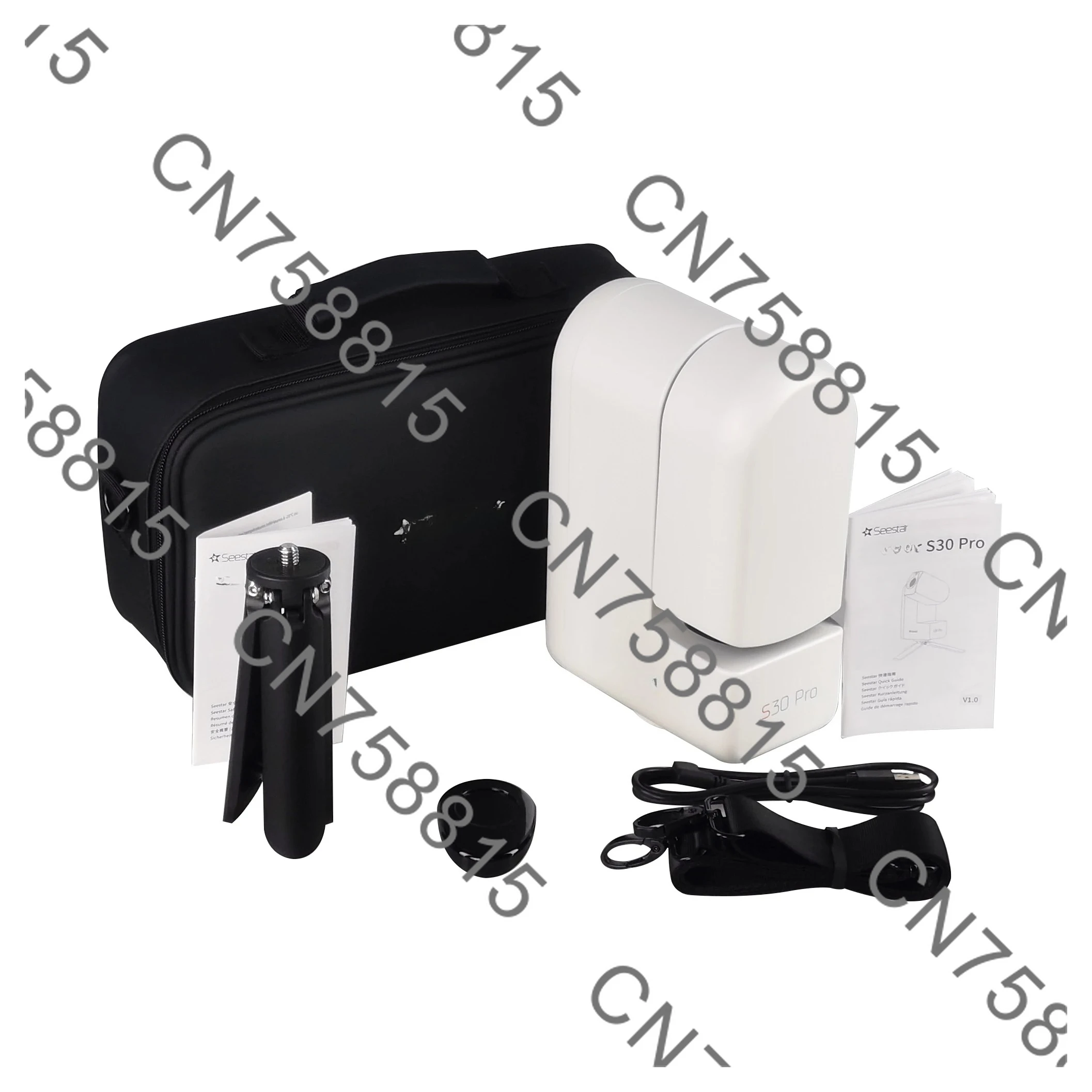 Dual Lens IMX585 8MP Wide Tele APO Auto Focus GOTO Portable WiFi for Astrophotography，Seestar S30 Pro Smart Telescope 4K
