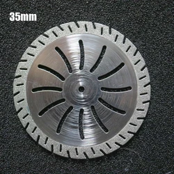 Dental Lab diamond Double sided cutting disc for Dental Plaster synthetic resin 30/35mm with mandrels