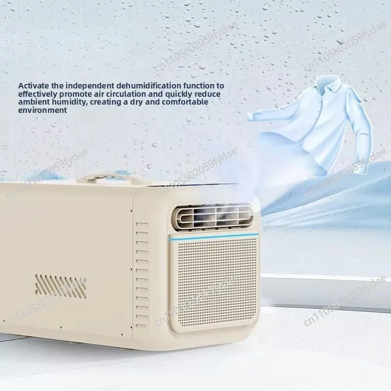 Portable Electric Mobile Air Conditioner, Heating and Cooling Function, No Drainage Required, Small Size, Suitable for Car