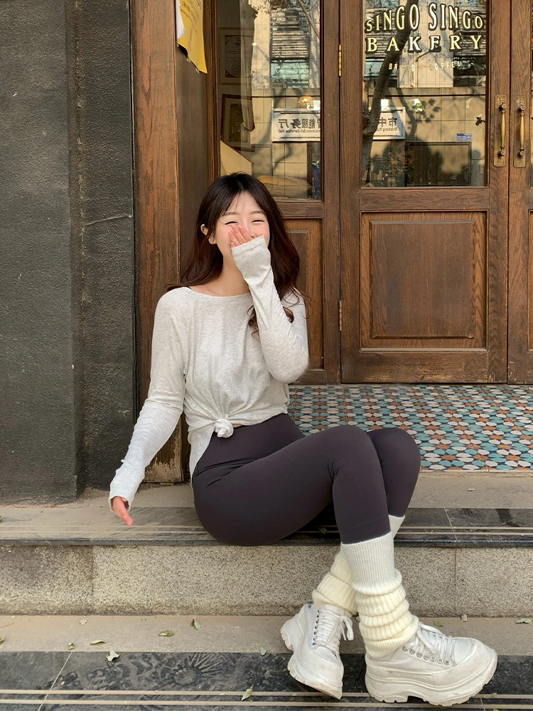 

Осенне-зимние женские спортивные леггинсы с высокой талией, высокая эластичность, теплые, удобные, для бега, йоги, фитнеса, езды на велосипеде, спортивные штаны на открытом воздухе