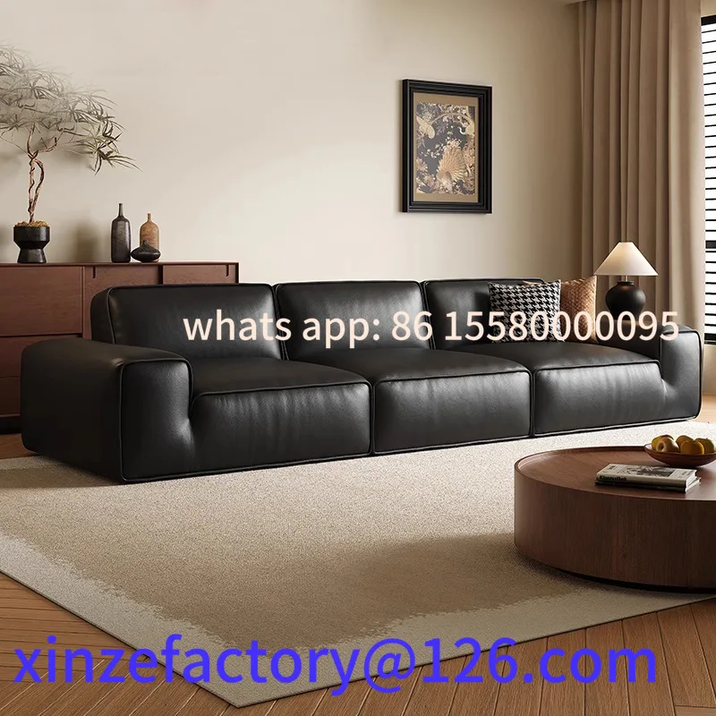 

Customizable leather sofa living room Yangdong first layer cowhide