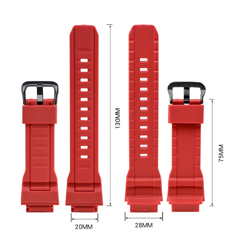 For CASIO G-SHOCK GW-9400/G-9300 Resin TPU watch strap Specialized interface wristband Stainless steel buckle Watch accessories