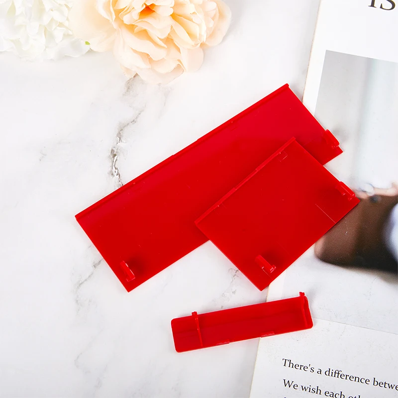 3 In 1 Red Memeory Card Door Slot Cover Lids Covers For Nintend Wii Console Replacement