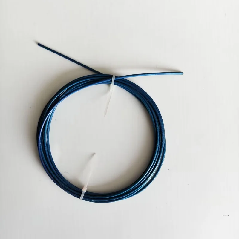 Mehrfarbiges langes Edelstahlkabel mit PVC, 2,0 mm Durchmesser, 3 Meter lang