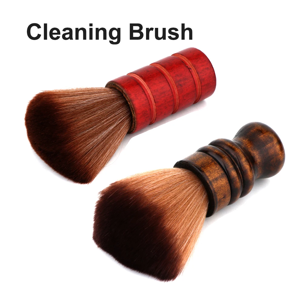 1pcs Anti-Static LP Vinyl Record Cleaning Cleaner Red Wood Pad Brush Audio Stylus Dust Remover