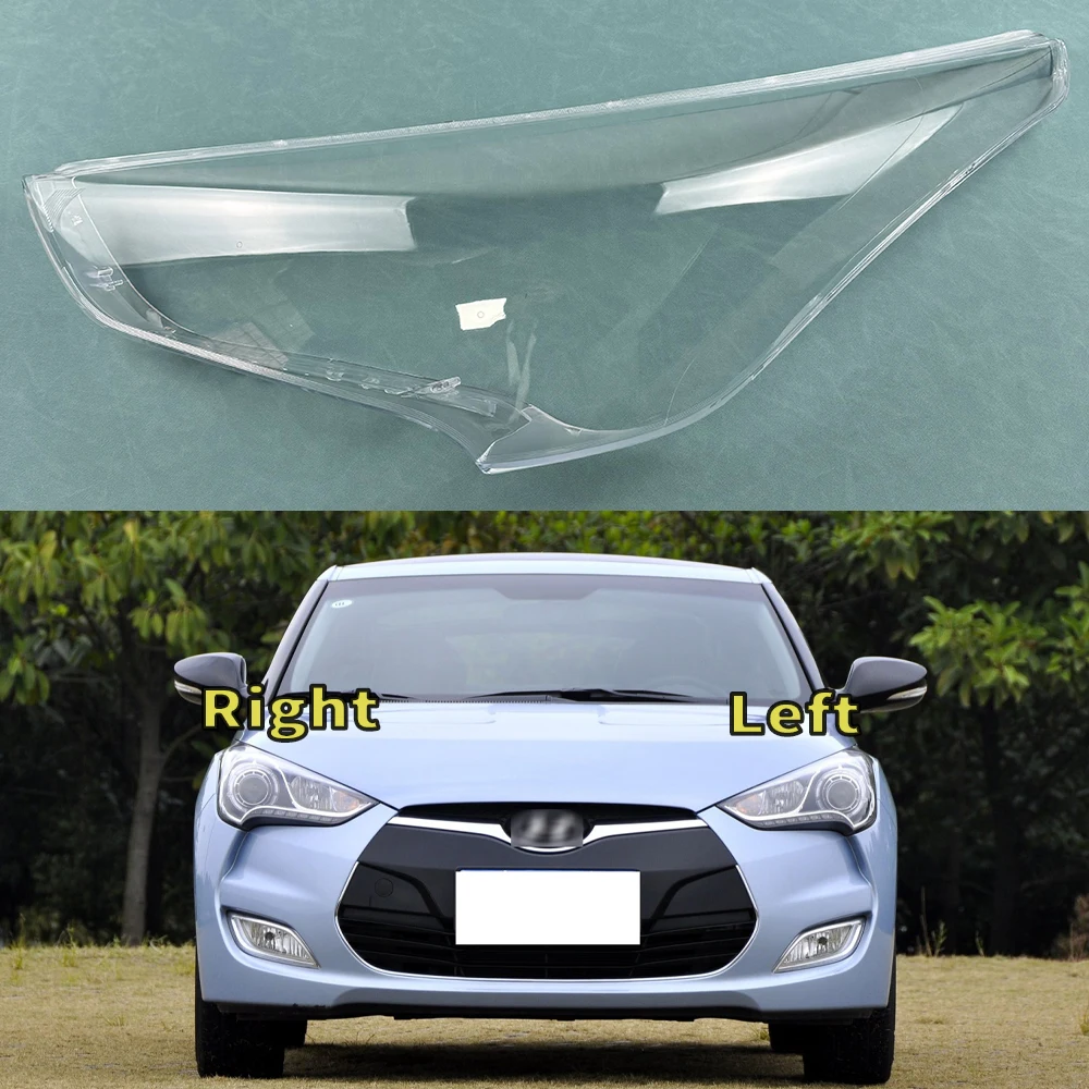 

For Hyundai Veloster 2011-2016 Headlights Shell Mask Cover Lampshdade Headlamp Housing Plexiglass Replace The Original Lampshade