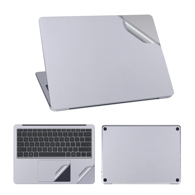 Transparent Laptop Skin Stickers For 2025 Microsoft Surface Laptop 13 Solid Color Transparent Vinyl Full Protective Skins