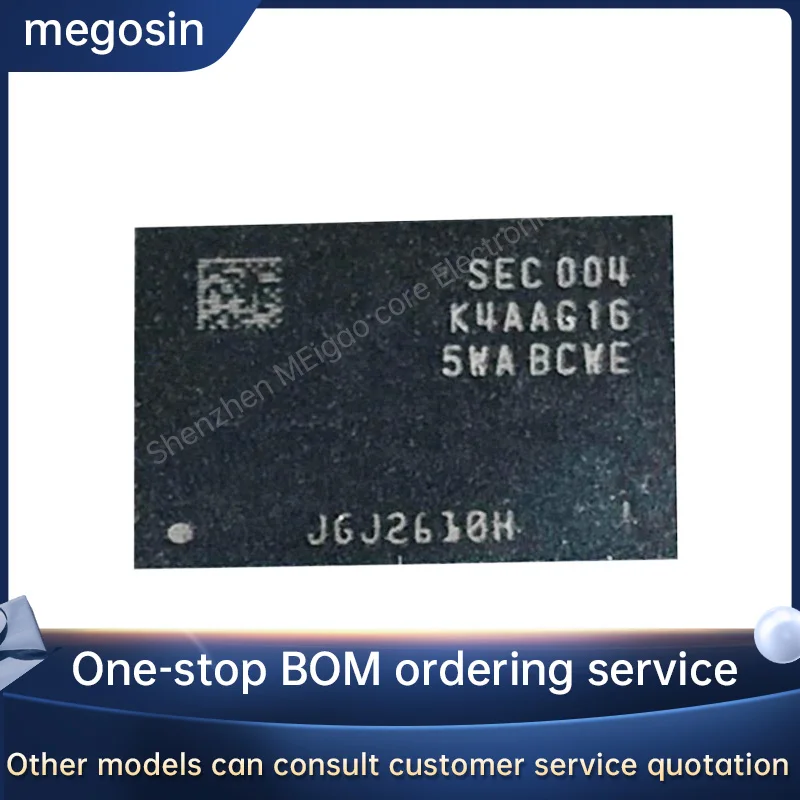 1PCS/LOT  K4AAG165WA-BCWE K4AAG165WA K4AAG16 5WABCWE BGA 16GB Flash memory IC chip