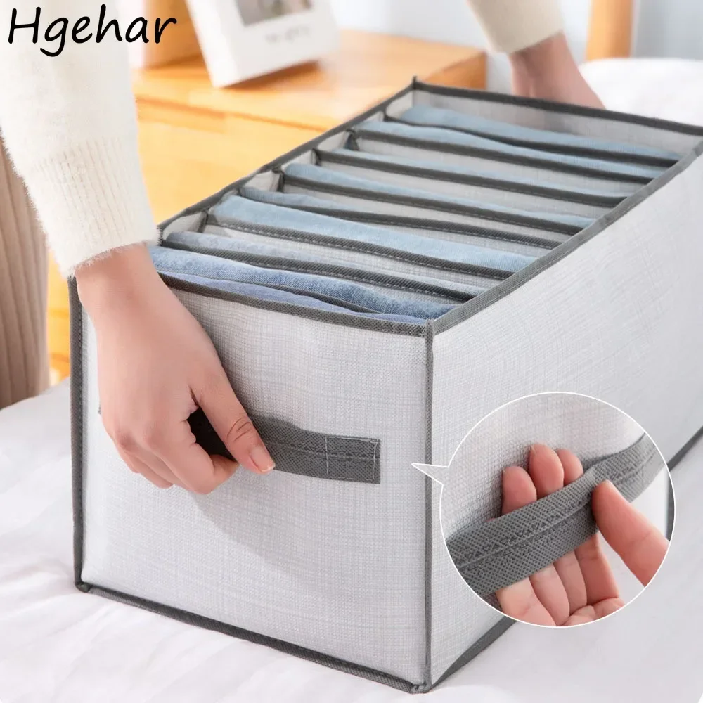 Clothing Dust Covers Storage Boxes Detachable Washable Pants Clothes Organization Dust-proof Box Sorting Large Capacity Home