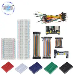 PLR MB-102 MB102 Breadboard 400 830 Point Solderless PCB Bread Board Test Develop Dupont line DIY for arduino laboratory SYB-830