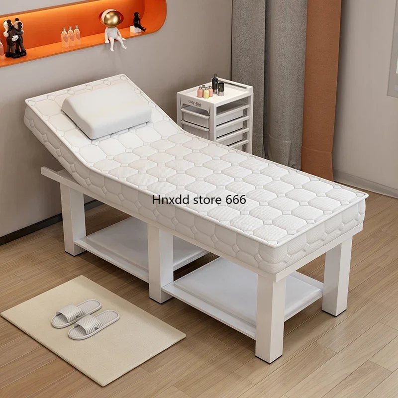 Professional Mattress white Lounger Bed Aesthetic Folding Chair Beauty Salon Stretcher Camas Portatil Massage Furniture MQ50MB