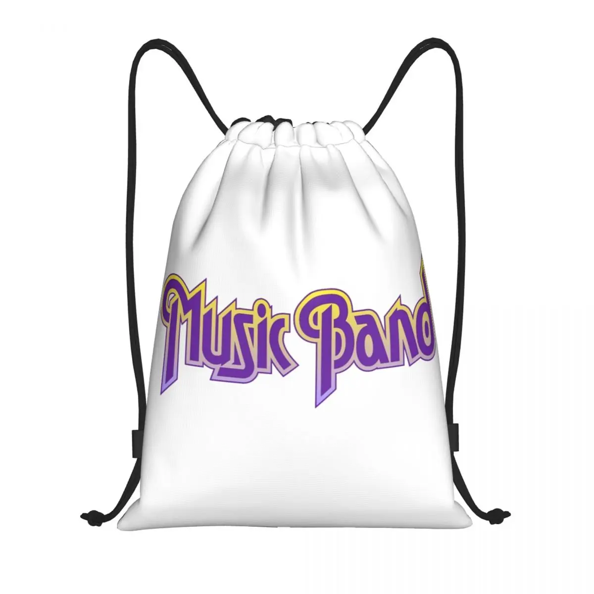 Drawstring mochila para esportes, Rock Deep Purple Music Band, Gym Bag, resistente à água String Sackpack para ciclismo