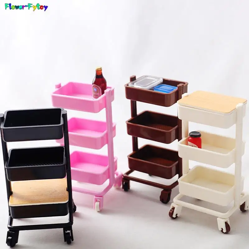 1:12 Dollhouse Miniature Furniture Shelf Bookshelf Storage Display Rack Kitchen Storage Rack Dollhouse Furniture Accessories