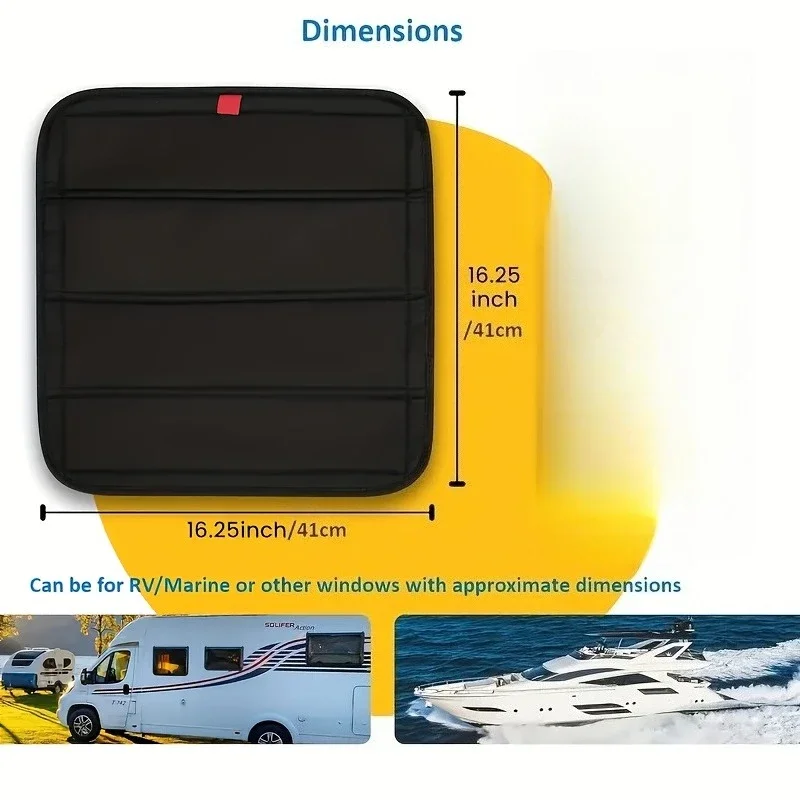 Advanced RV ventilation system and blackout curtains, easy folding design, durable fabric, lightweight sunshade curtains,