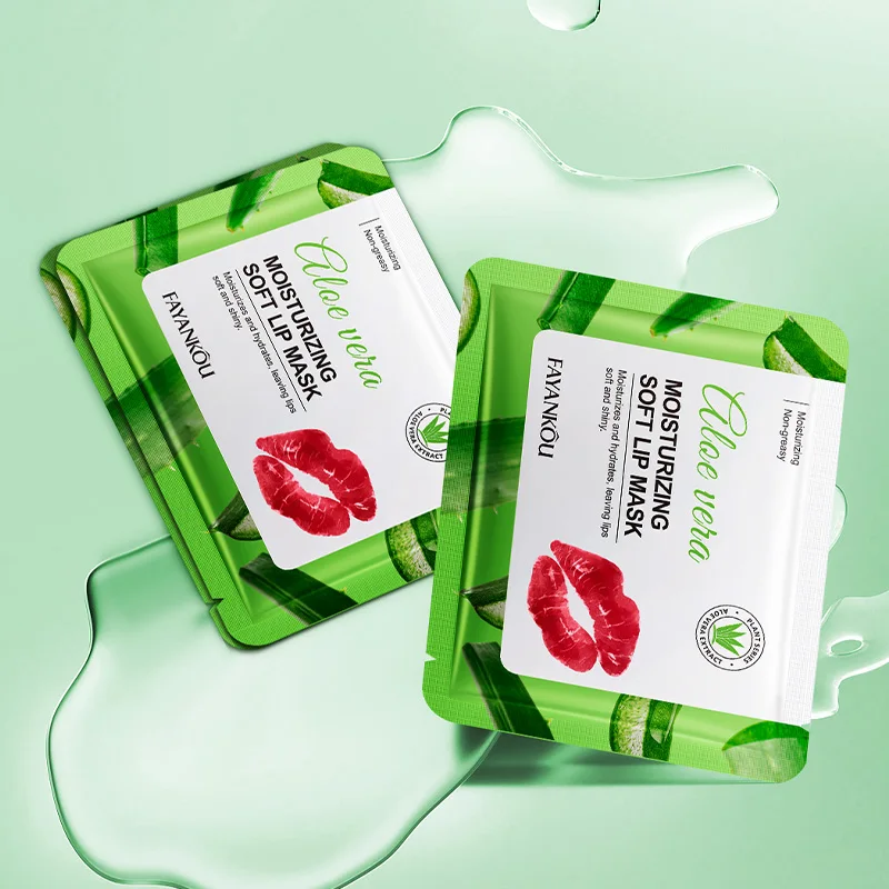 Maschera per labbra al collagene di cristallo di frutta Labbra idratanti Idratante Labbra carnose Labbra Picciate alla fragola Toppe per la cura della pelle R2E2