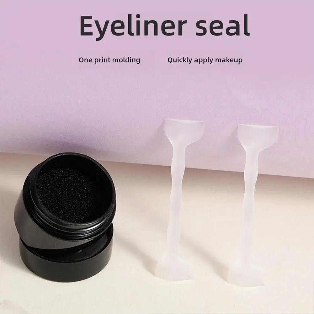 Eyelash Stamp Set Eyeliner Tool Beauty Makeup Brush New Wing Style Kitten Large Easy To Cat Eye Korean Women Cosmetic ﻿