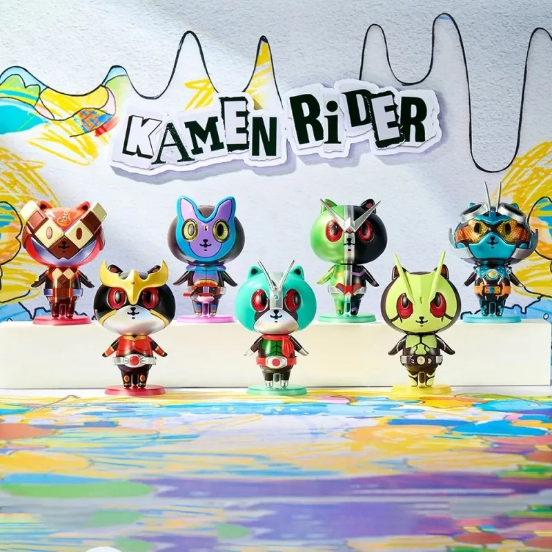 Ldcx Kamen Rider Artverse Baketan Vinyl Cat Kuuga Figure Blind Box