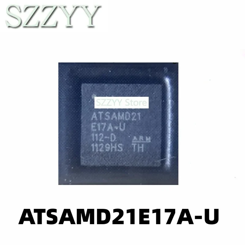 5PCS ATSAMD21E17A-U microcontroller chip QFN-32 packaging