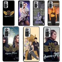 The Queen of Flow Case For Xiaomi Redmi Note 12 Pro 11 8 9 10 Pro 9S 10S 11S 12S Redmi 12C 10C 9C 10A Cover