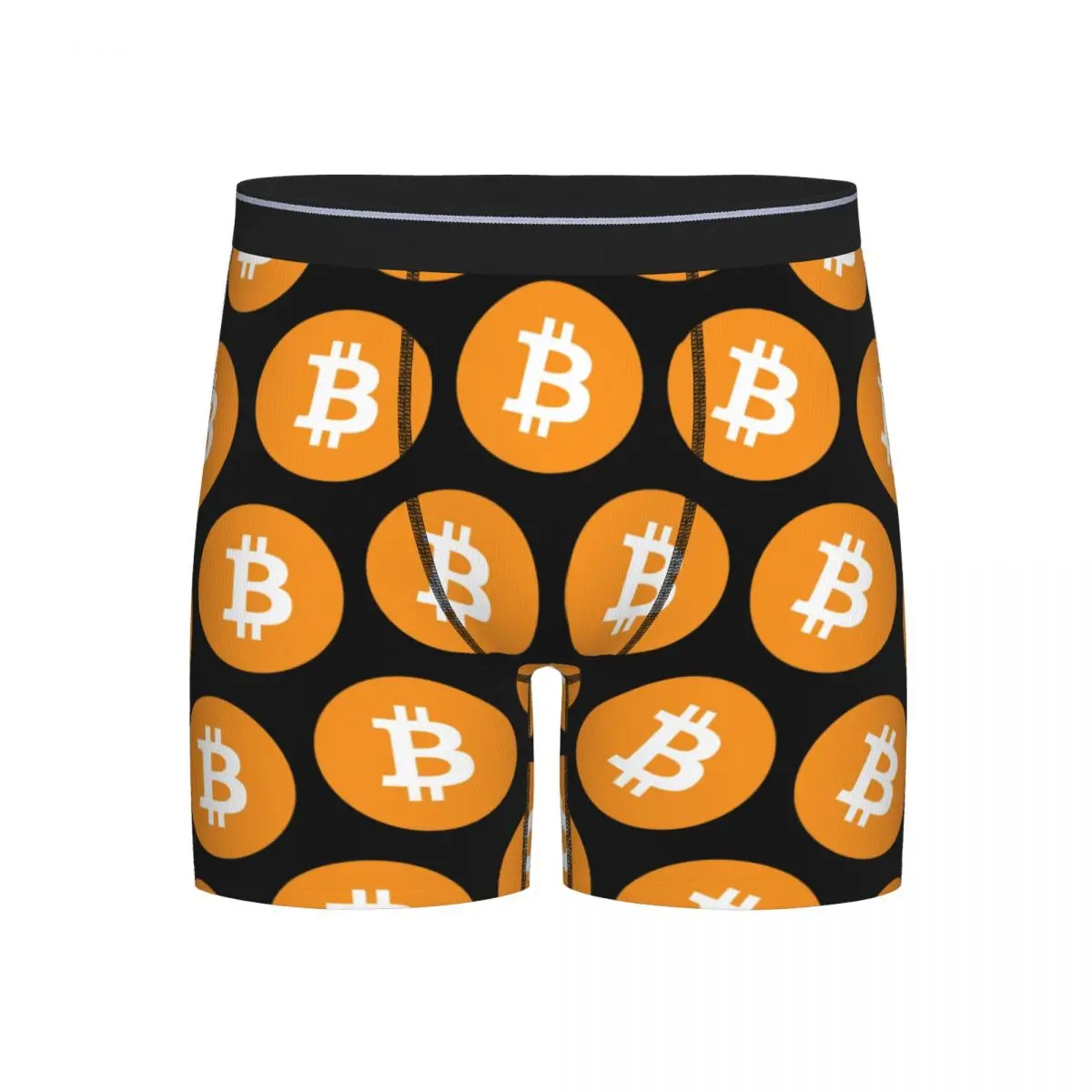 

Длинные трусы-боксеры, шорты с логотипом биткойнов, шляпа с биткойнами, криптовалюта, криптовалюты, мужские мягкие трусы, мужское нижнее белье, подарок бойфренду