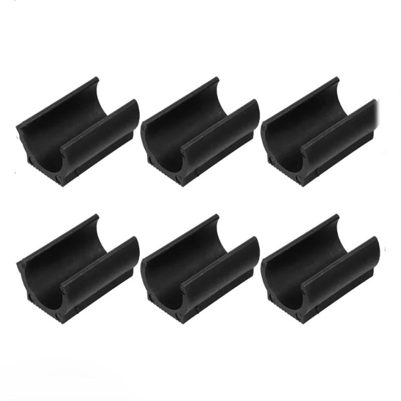 Plastic Furniture Foot Pads Table Leg Covers Chair Pads Anti Slip U-Shaped Pipe Clamps Floor Protection Covers Pipe Caps