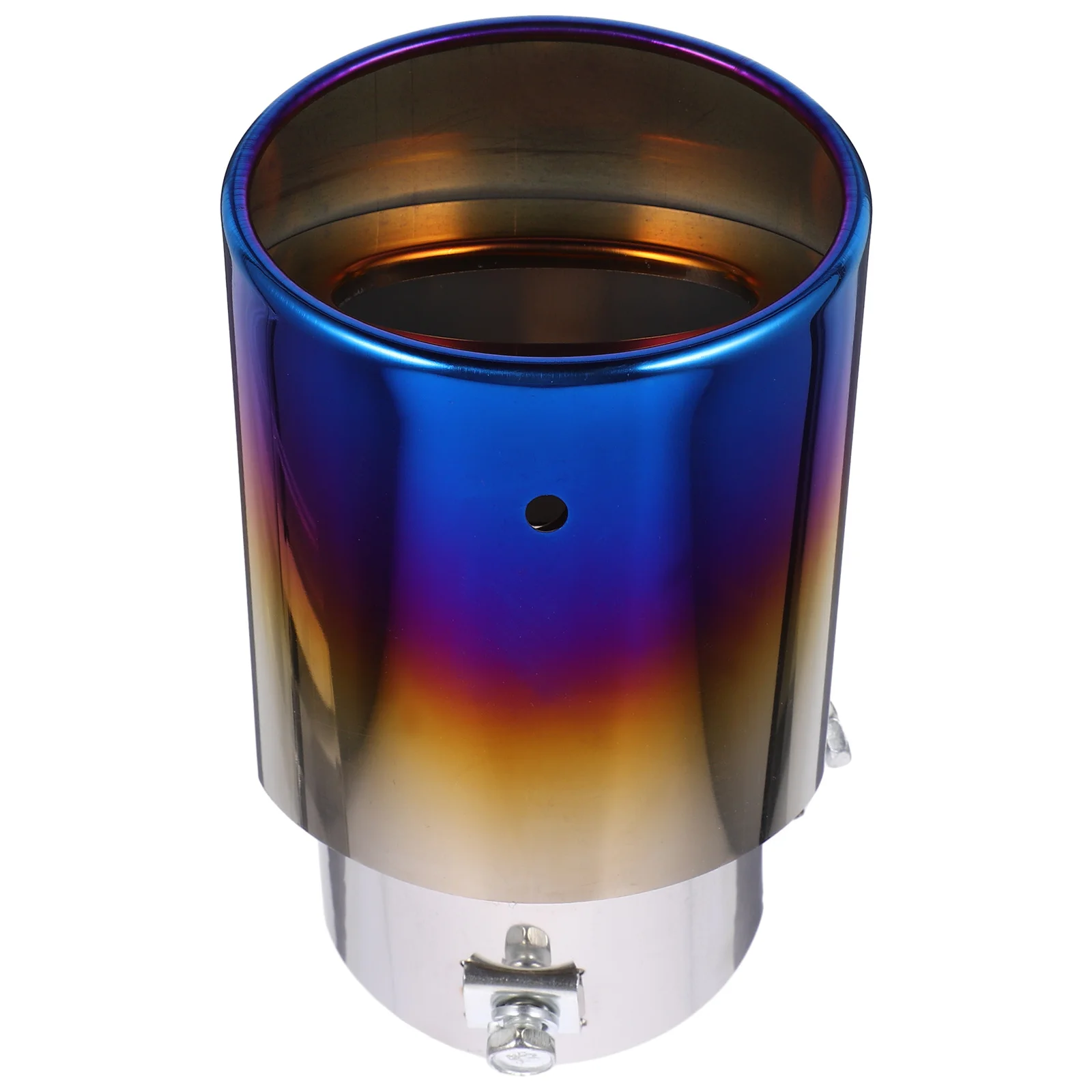 

Motorcycle Exhaust Tip Stainless Steel Durable Noise Reduction Car Accessory Stylish Curved Shape Tip Tips for Truck