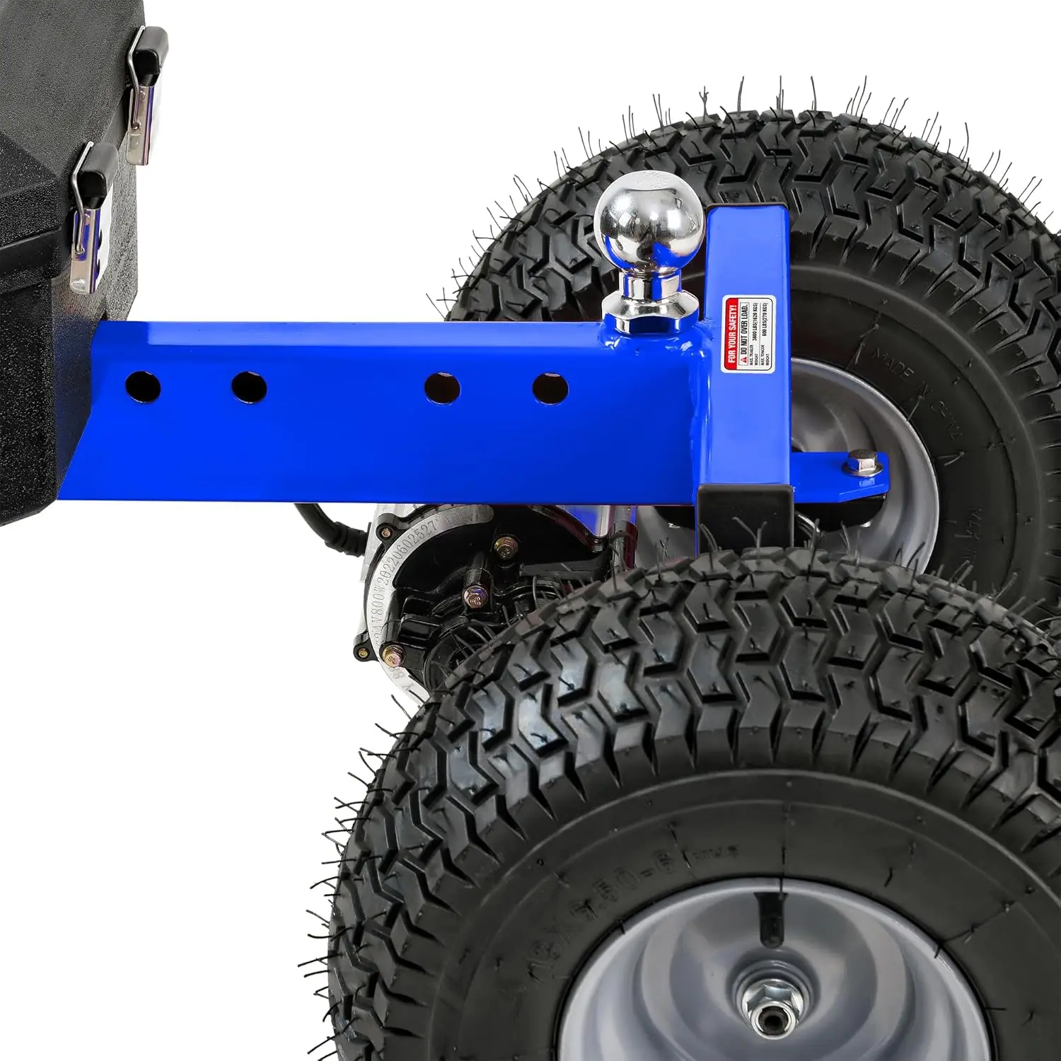 مقطورة كهربائية دوللي مع محرك 800 وات 7 أمبير تيار مستمر 24 فولت عربات يدوية لسهولة الحركة حتى 440 رطل #6