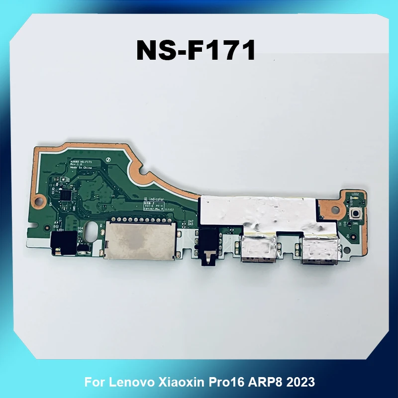 Laptop Power Switch USB IO Sub Board NS‑F171 For Lenovo Xiaoxin Pro16 ARP8 2023 Replacement Spare Part