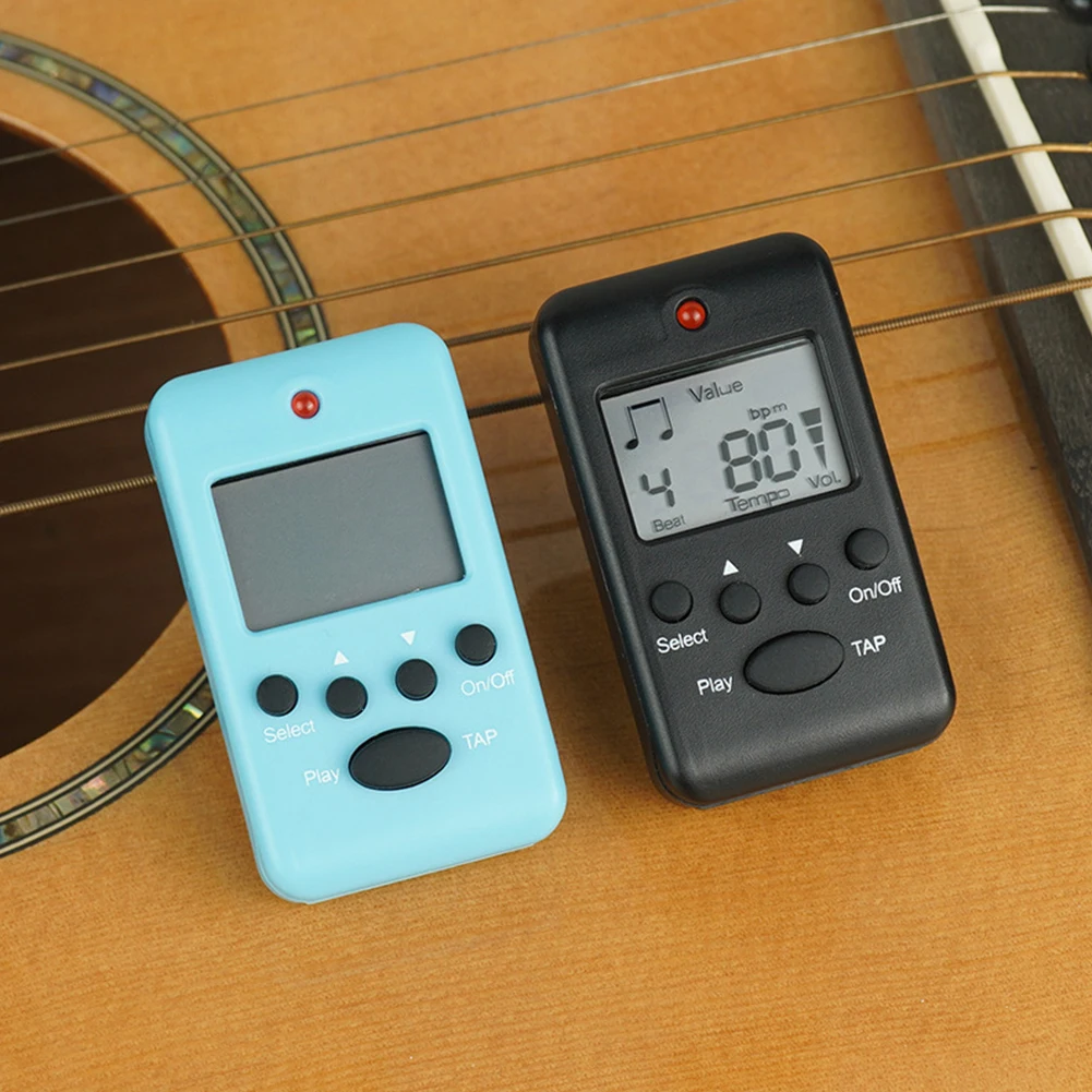 Metronome Digital - Metrônomo Eletrônico Portátil com Clip, Mini