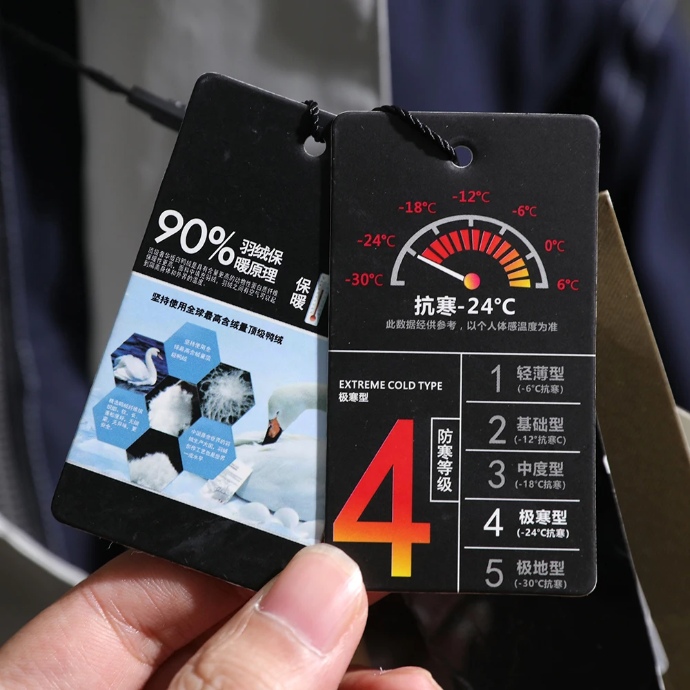 

Outdoor Three-in-One 90 Duck down Inner Thick Warm Windproof Men's Hooded Jacket down Jacket Polyester Fiber Long Sleeve Zipp...