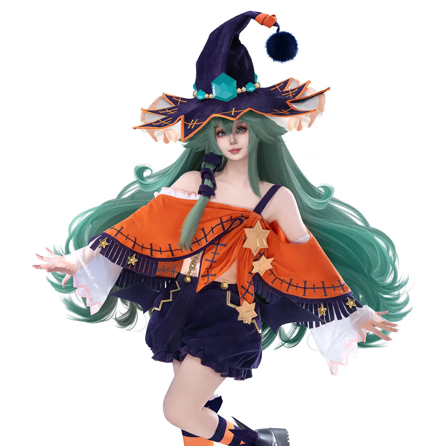 Natsumi Kyouno Witch Style Date A Live Cosplay Costume Full Set for Women Halloween Comic Con Role Play Anime Party Outfit