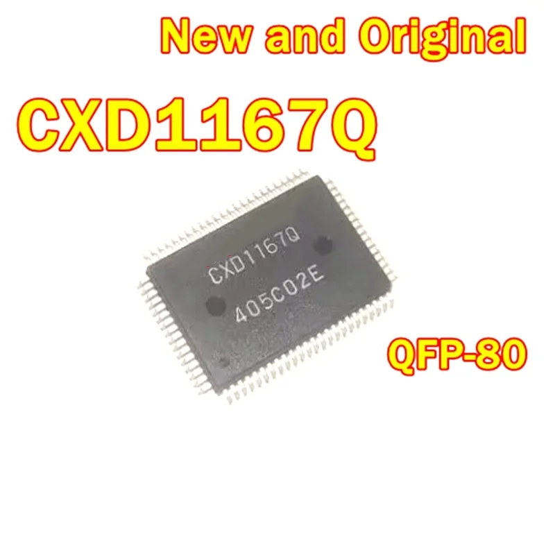 

1Pcs to 5Pcs Cxd1167Q Qfp-80 New Original Audio Amplifier Cd Player Ic Chip