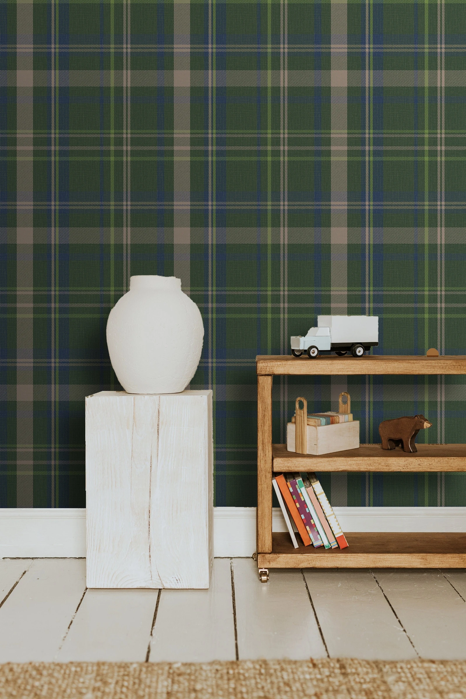 ورق حائط كلاسيكي من الترتان، ورق حائط منقوش أخضر عتيق لغرفة المعيشة، ورق حائط لاصق تقليدي، ورق جداري