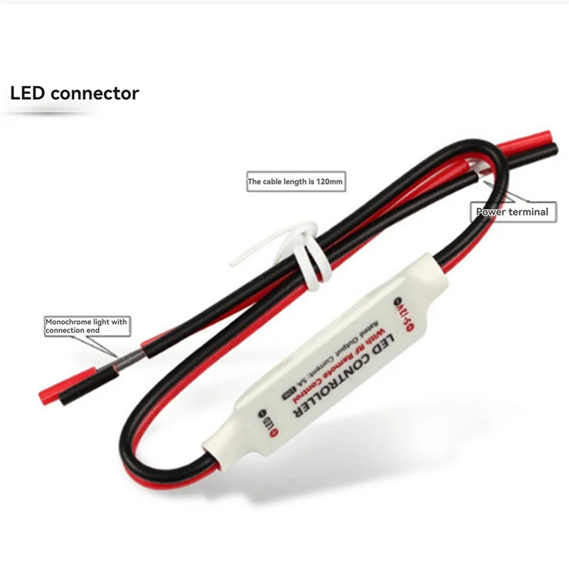 

B50B-11 Key RF Mini Wireless Remote Controller Controller For Single Color LED Strip Lights Wireless Switch Control Dimmer