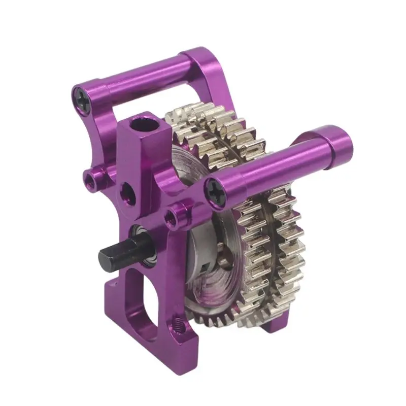 B05C-02076 Metal Gear Two Speed Transmission Complete For 1/10 RC Off-Road 94102/94122 PURPLE