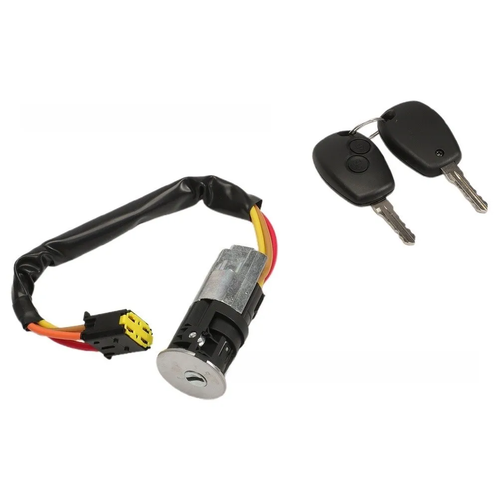 487004353R Car Ignition Lock Cylinder Switch Assembly With 2 Keys Ignition Switch Left Right Tailgate Lock Full Set Fit For Dust
