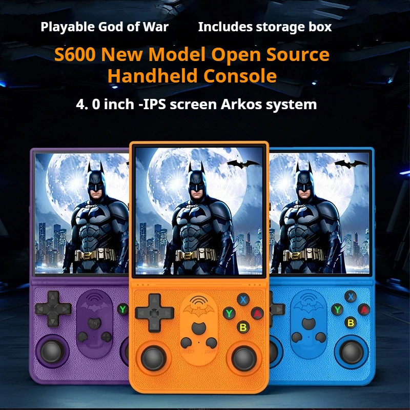 

Новый портативный игровой автомат с открытым исходным кодом S600, 4,0-дюймовый экран, можно подключить к портативному игровому автомата Wi-Fi онлайн