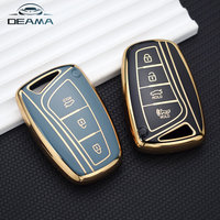 TPU Car Key Case Cover for Hyundai Grand Santa Fe 3 DM Ix45 Ix35 Genesis DH Grandeur Azera HG Equus 2013 - 2016 Accessories