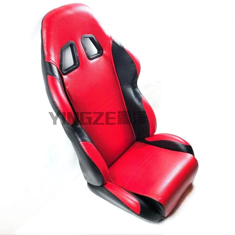 Self-made Steel Pipe Car Refitted with Four-wheel Racing Kart Seat Cushion, Single Double Large Seat Backrest Cushion