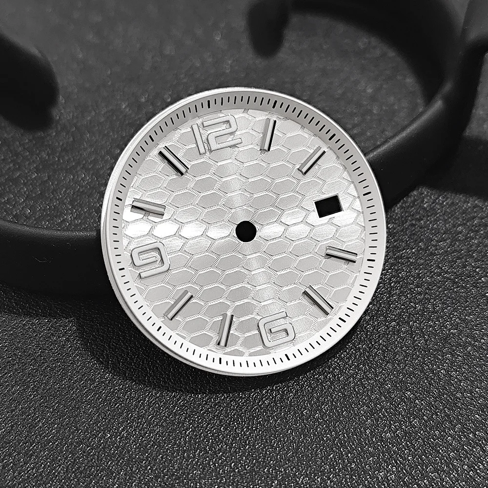 NH35 الهاتفي 33.8 مللي متر الهاتفي 39.5 مللي متر ساعة ل NH35 حركة الياقوت الساعات صندوق كامل الجسم مرآة 33.8 مللي متر الطلب NH35 بطلب اكسسوارات #1