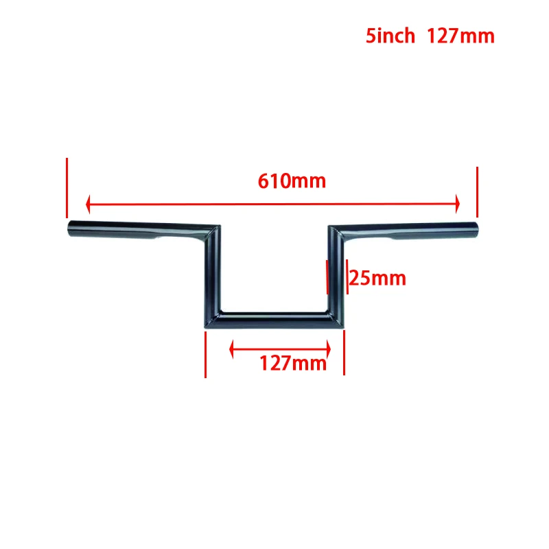 For  Harley refitted right angle handlebars 5 inch retro high Z handlebars sportsman 883 X48 72 Street Fighter 1200